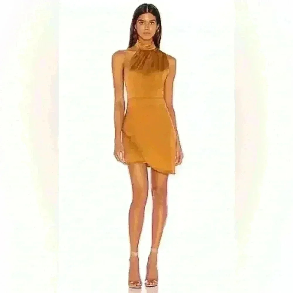 Kylie + Kendall one shoulder dress